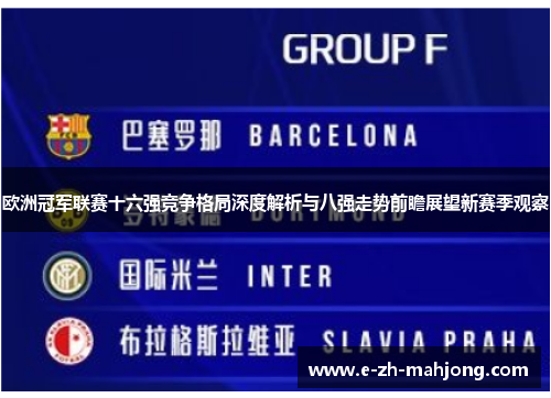 欧洲冠军联赛十六强竞争格局深度解析与八强走势前瞻展望新赛季观察